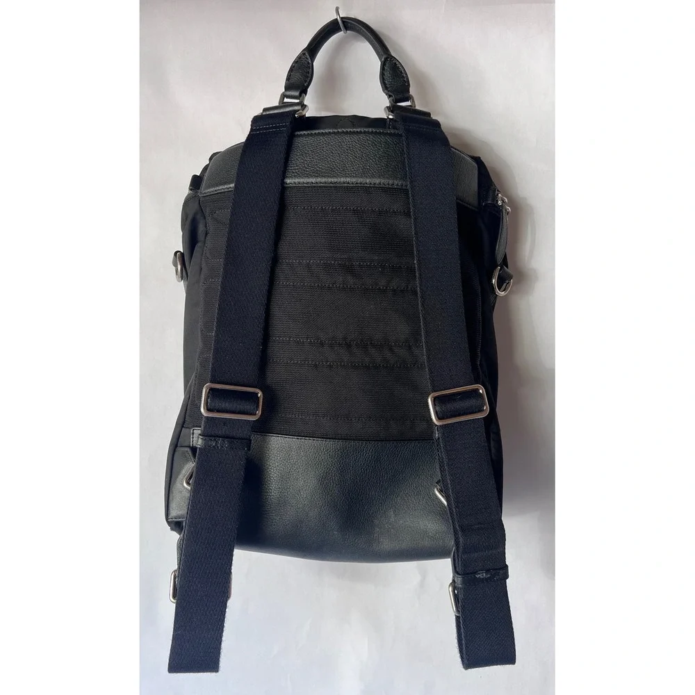 Burberry Black Nylon Convertible Backpack